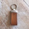 Personalised leather key fob